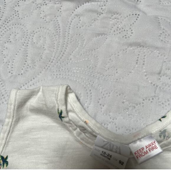 Zara Palm Tree Tank Top Size 18-24m - Picture 4 of 5